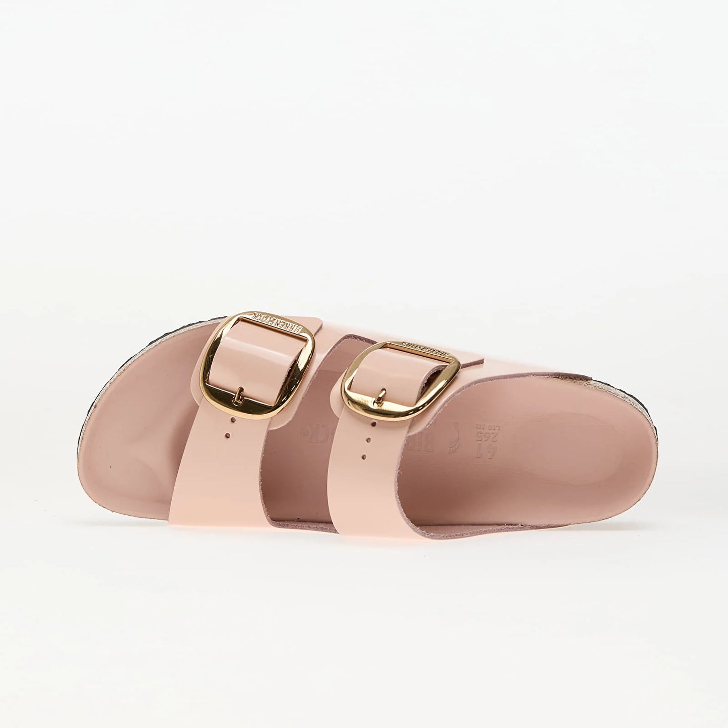 Birkenstock Arizona Big Buckle Naturleder Lack High Shine Rose