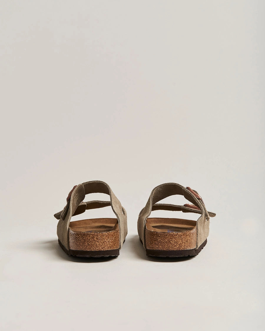 Birkenstock - Arizona Weichbettung Veloursleder - Faded Khaki