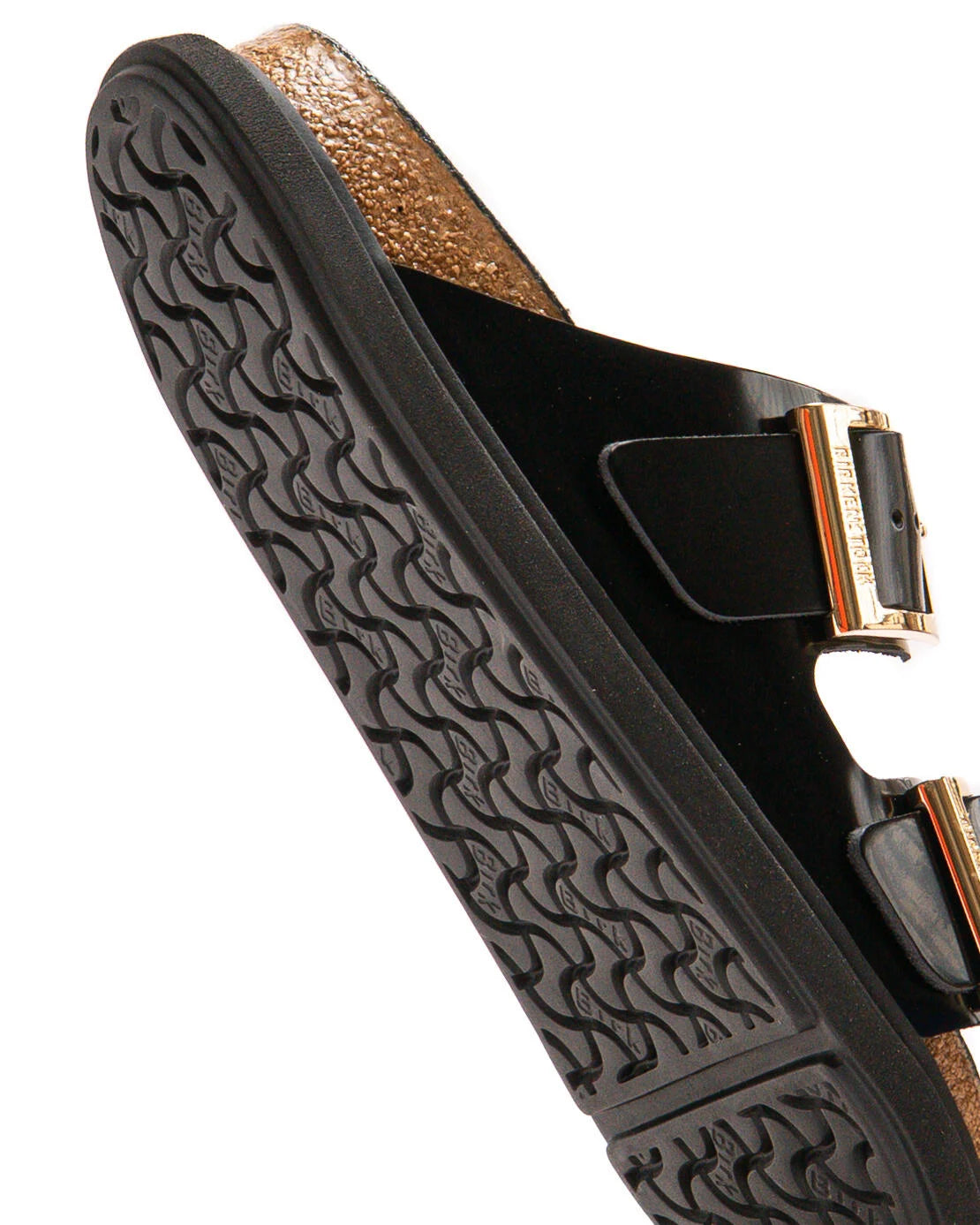 Birkenstock Arizona Droplet Buckle Naturleder Lack