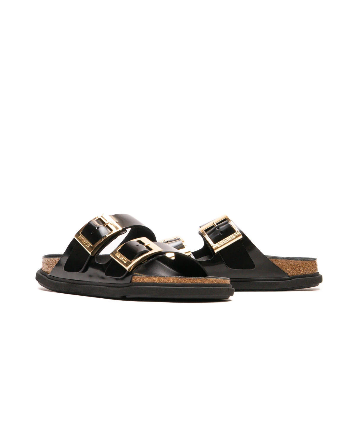 Birkenstock Arizona Droplet Buckle Naturleder Lack