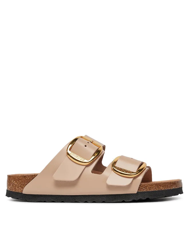 Birkenstock Arizona Big Buckle Naturleder Lack High Shine Rose