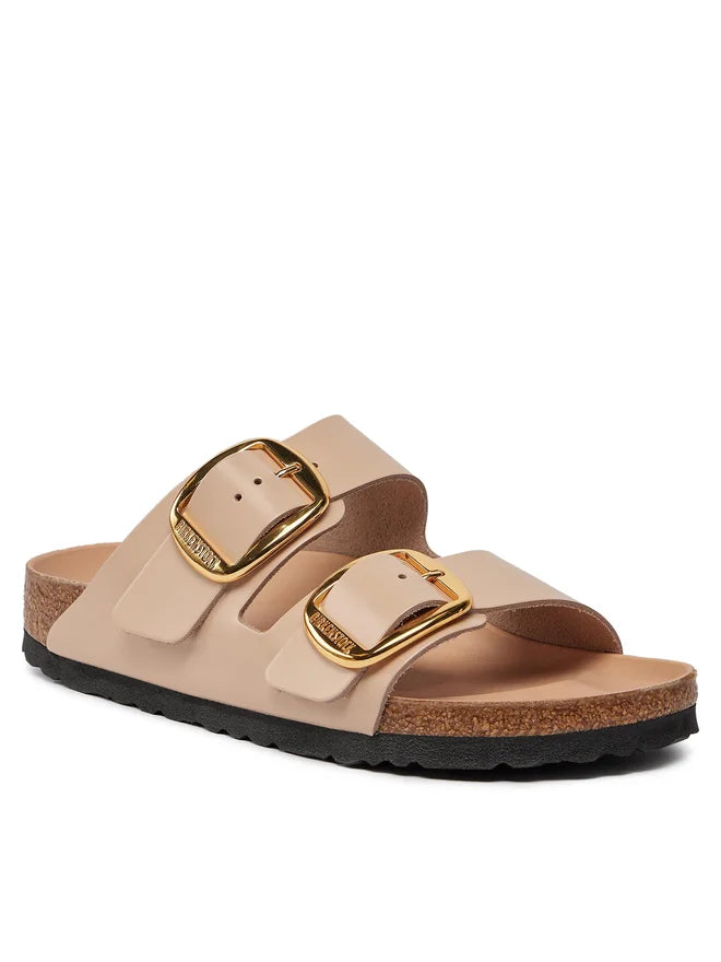 Birkenstock Arizona Big Buckle Naturleder Lack High Shine Rose
