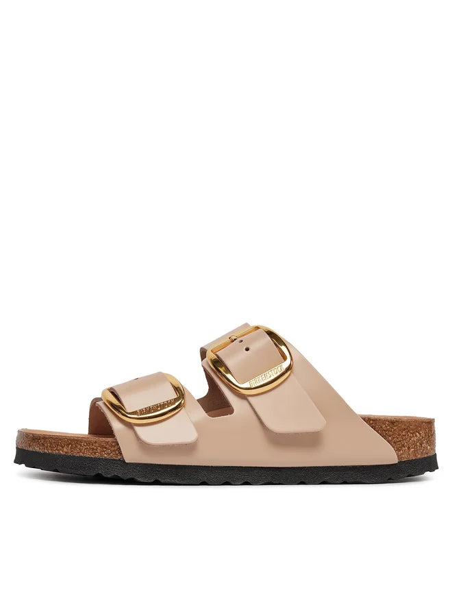 Birkenstock Arizona Big Buckle Naturleder Lack High Shine Rose