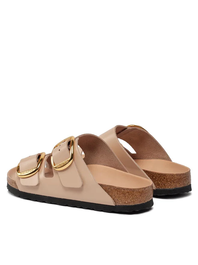 Birkenstock Arizona Big Buckle Naturleder Lack High Shine Rose