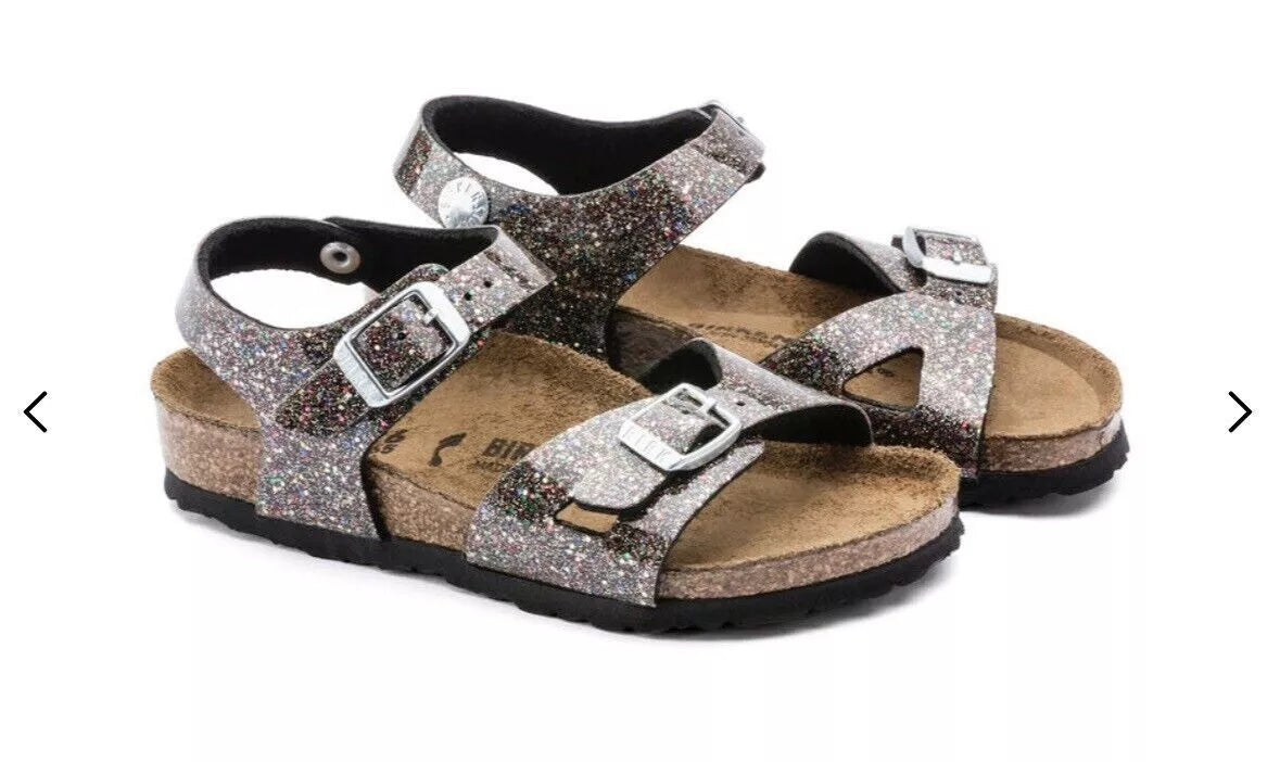 Birkenstock Cosmic Sparkle Black Multi | Birko-Flor | Neu & OVP | Gr. 35