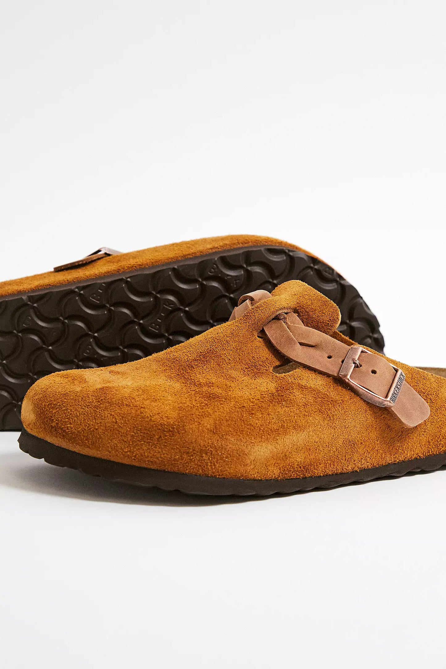 Birkenstock Boston Braided – Veloursleder | Clogs