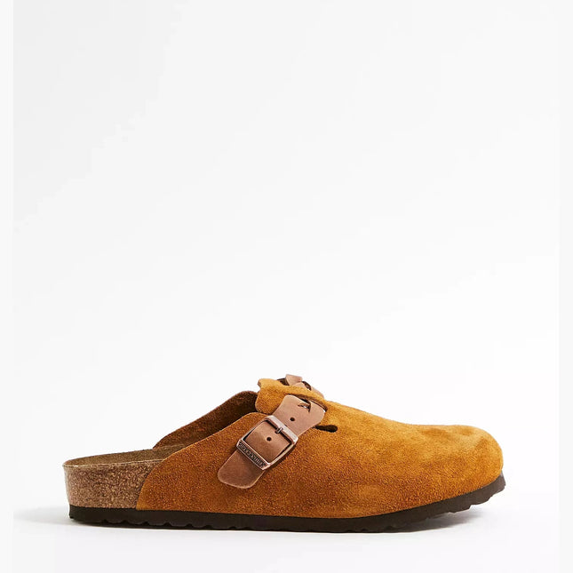 Birkenstock Boston Braided – Veloursleder | Clogs
