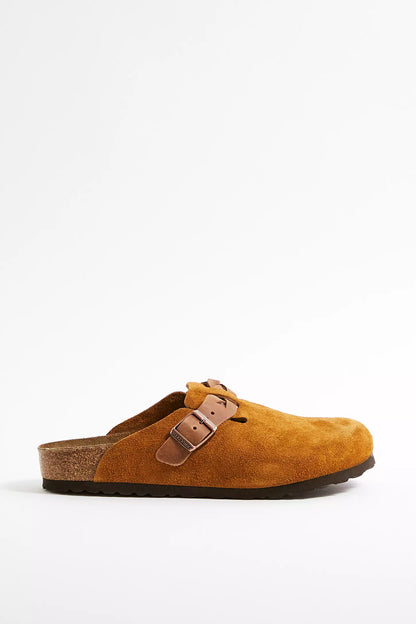 Birkenstock Boston Braided – Veloursleder | Clogs