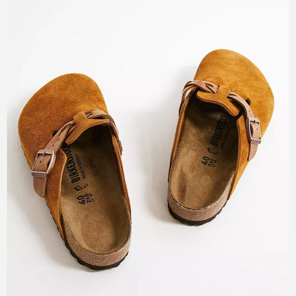 Birkenstock Boston Braided – Veloursleder | Clogs