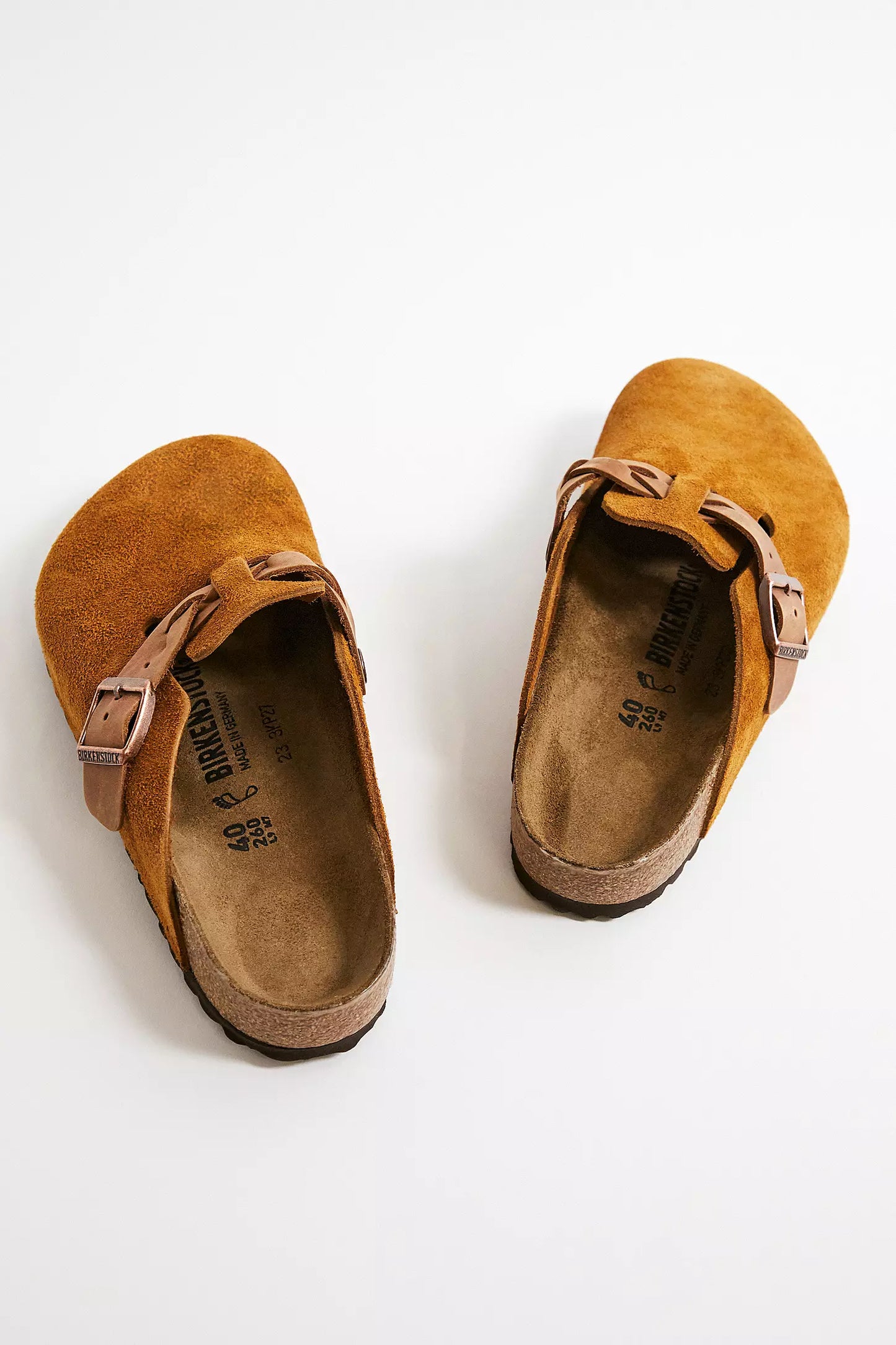 Birkenstock Boston Braided – Veloursleder | Clogs