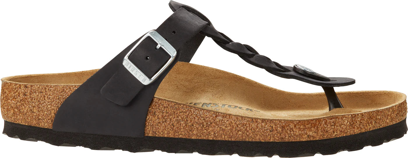 Birkenstock Gizeh Braided Nubukleder geölt