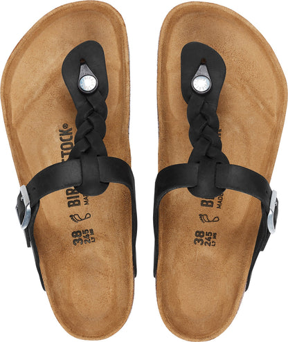 Birkenstock Gizeh Braided Nubukleder geölt