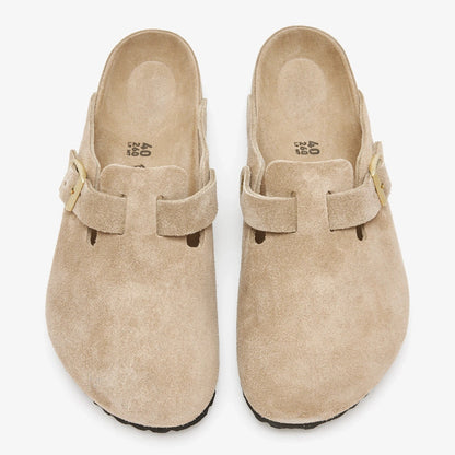 Birkenstock Boston Exquisit Veloursleder Clog