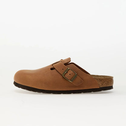 Birkenstock Boston Naturleder Geölt