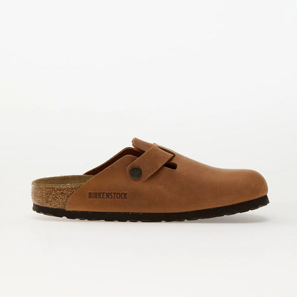 Birkenstock Boston Naturleder Geölt