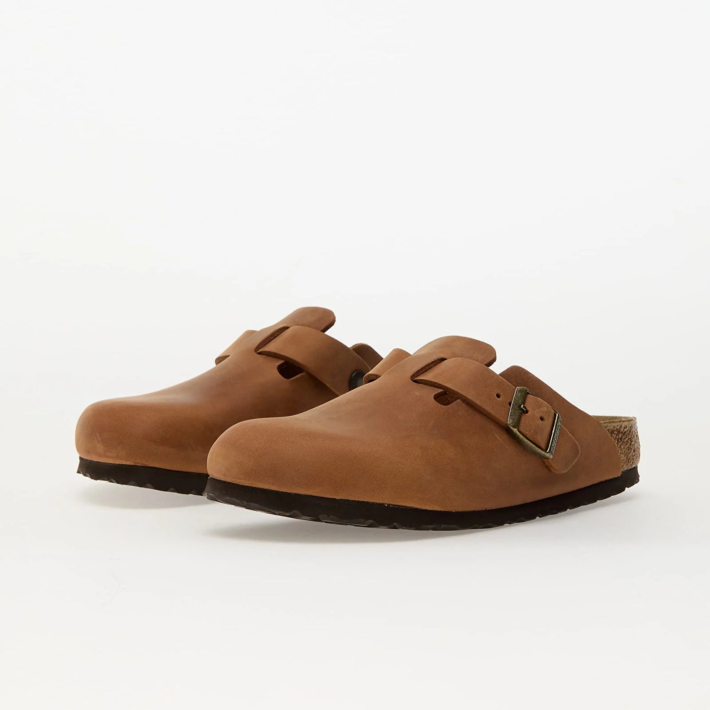 Birkenstock Boston Naturleder Geölt