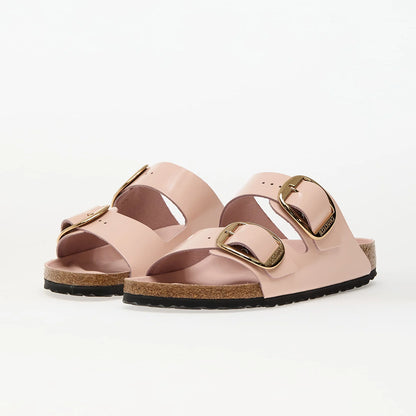 Birkenstock Arizona Big Buckle Naturleder Lack High Shine Rose
