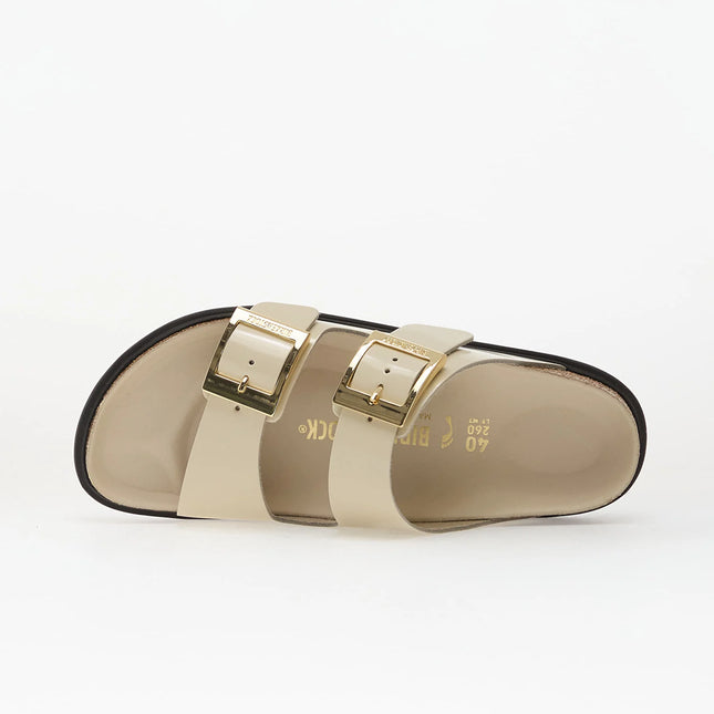 Birkenstock Arizona Droplet Buckle Naturleder Lack