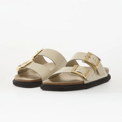 Birkenstock Arizona Droplet Buckle Naturleder Lack