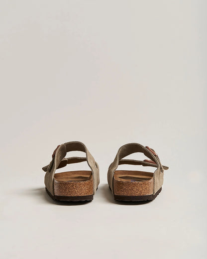 Birkenstock - Arizona Weichbettung Veloursleder - Faded Khaki