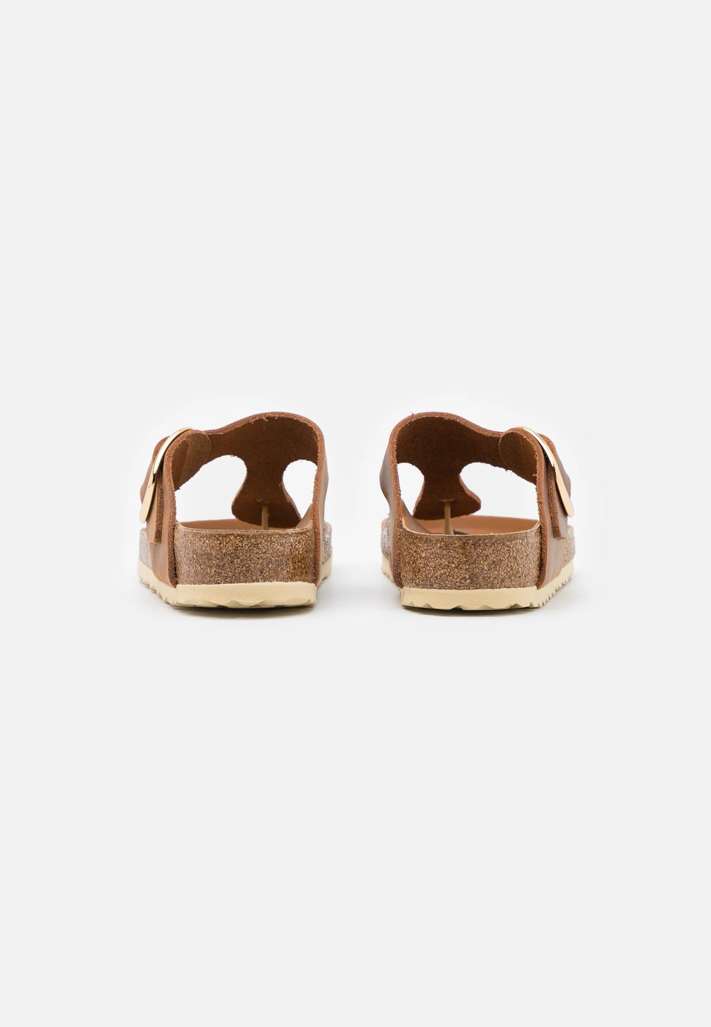 Birkenstock Gizeh Big Buckle Naturleder Geölt - Cognac