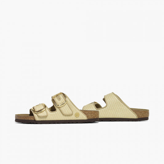 Birkenstock Arizona Big Buckle Raffia Textile - Raffia Naturale