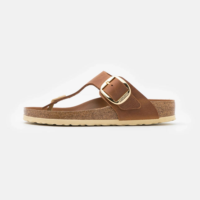 Birkenstock Gizeh Big Buckle Naturleder Geölt