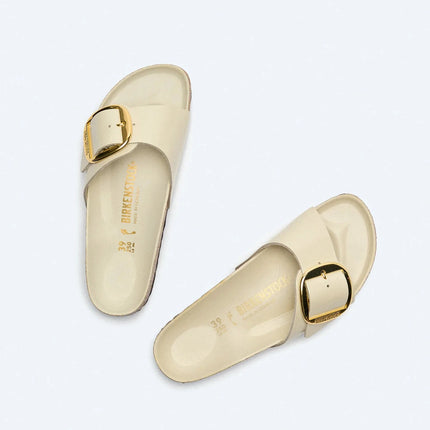 Birkenstock Madrid Big Buckle Pantoletten Lackleder