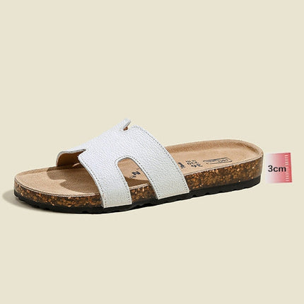 Veloursleder Sandalen – Komfort Sandalen aus echtem Rindsleder
