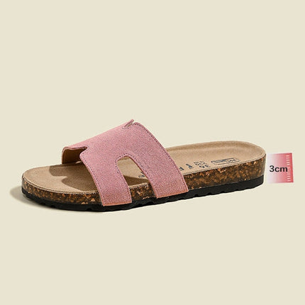 Veloursleder Sandalen – Komfort Sandalen aus echtem Rindsleder