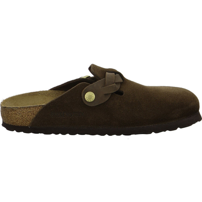 Birkenstock Boston Braided – Veloursleder | Clogs