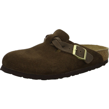Birkenstock Boston Braided – Veloursleder | Clogs