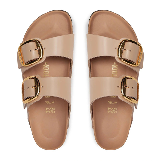 Birkenstock Arizona Big Buckle Naturleder Lack