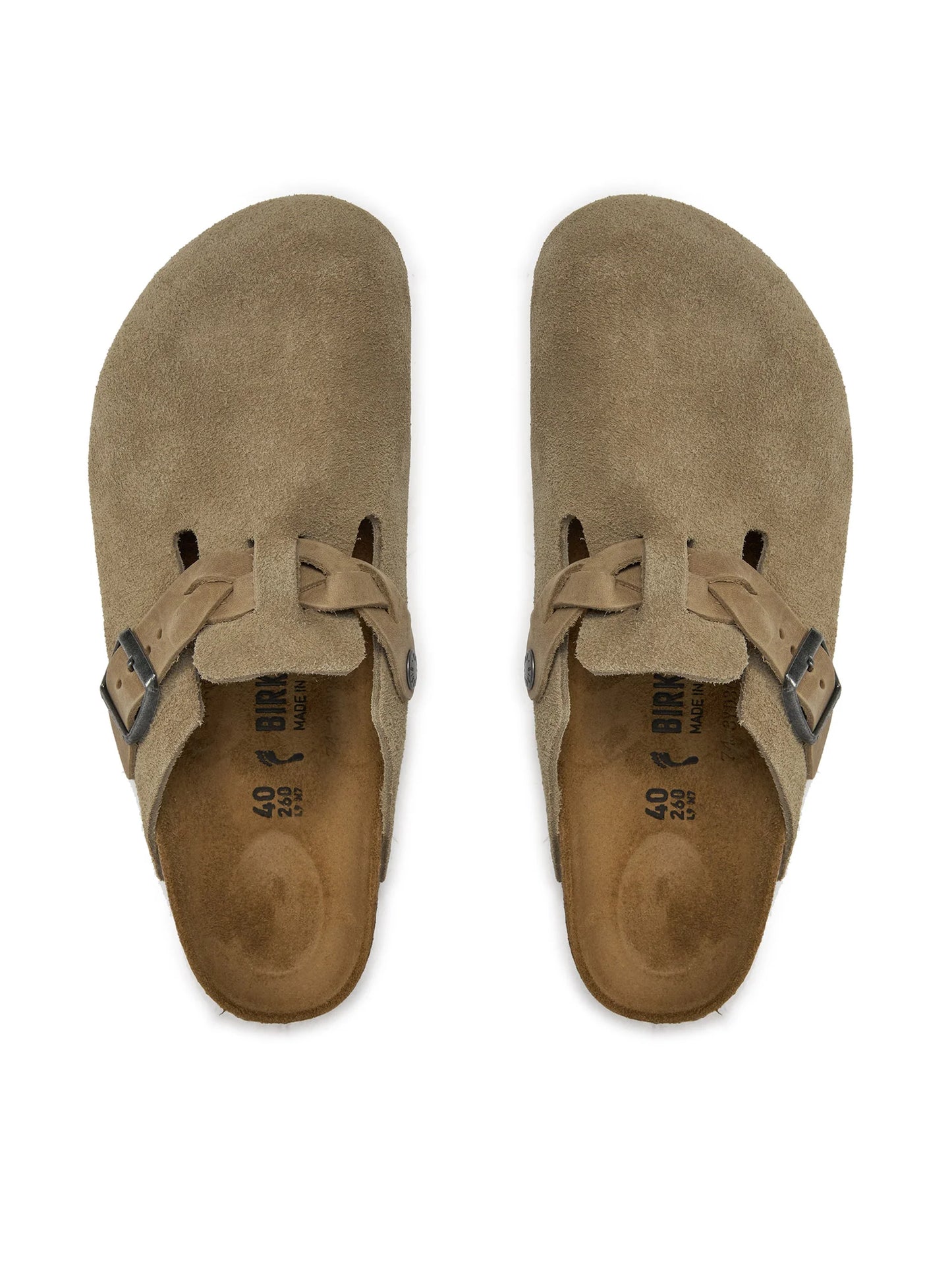 Birkenstock Boston Braided – Veloursleder | Clogs