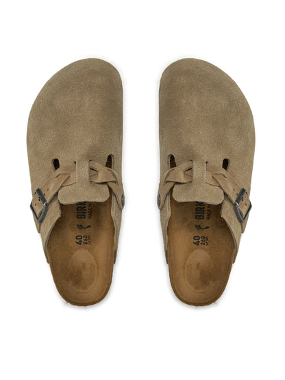 Birkenstock Boston Braided – Veloursleder | Clogs