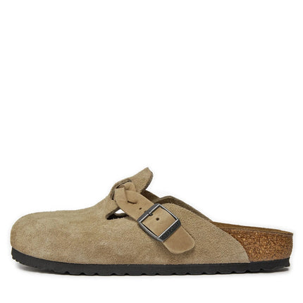 Birkenstock Boston Braided – Veloursleder | Clogs