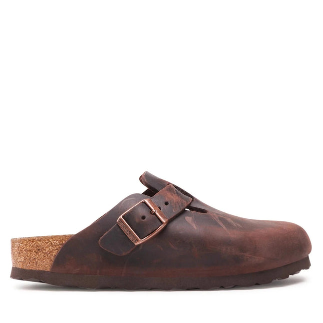 Birkenstock Boston Naturleder Geölt