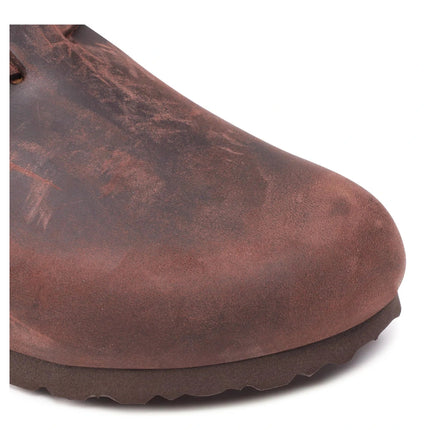 Birkenstock Boston Naturleder Geölt