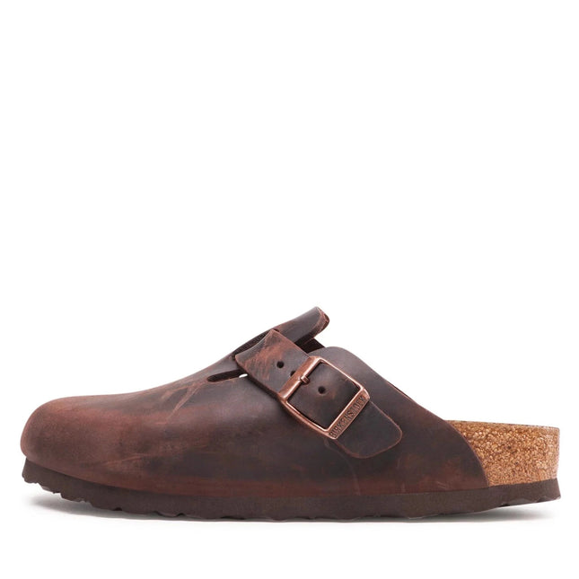 Birkenstock Boston Naturleder Geölt