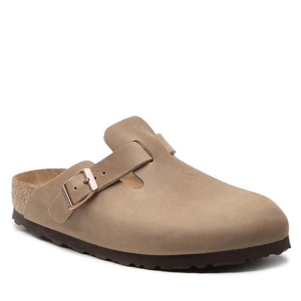 Birkenstock Boston Naturleder Geölt