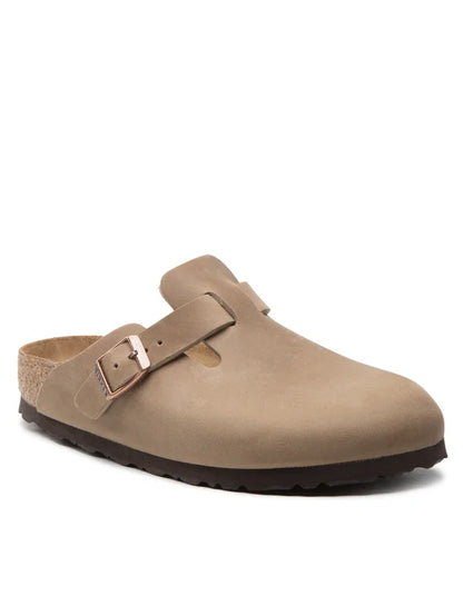 Birkenstock Boston Naturleder Geölt
