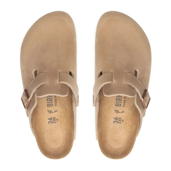 Birkenstock Boston Naturleder Geölt