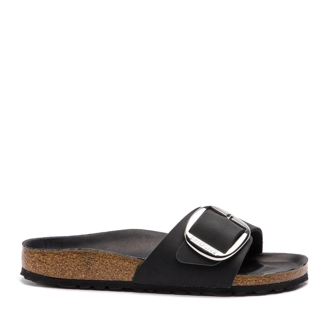 Birkenstock Madrid Big Buckle Naturleder Geölt - Schwarz - MyBrands24 MyBrands24