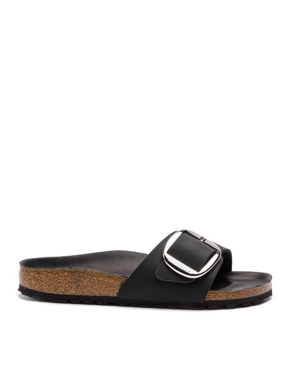 Birkenstock Madrid Big Buckle Naturleder Geölt - Schwarz - MyBrands24 MyBrands24