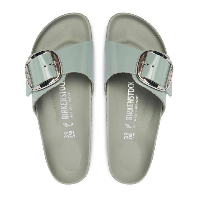 Birkenstock Madrid Big Buckle Pantoletten Lackleder