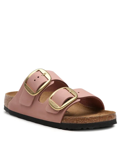 Birkenstock Arizona Big Buckle Nubukleder - Old Rose