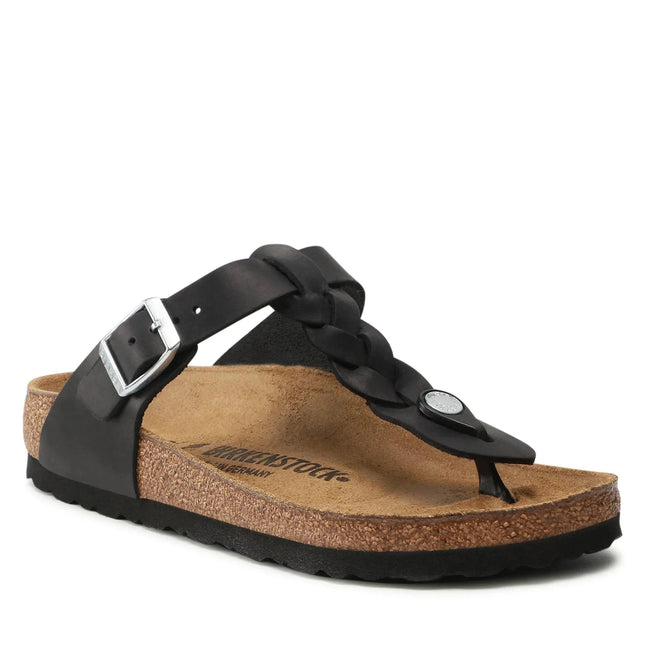 Birkenstock Gizeh Braided Nubukleder geölt
