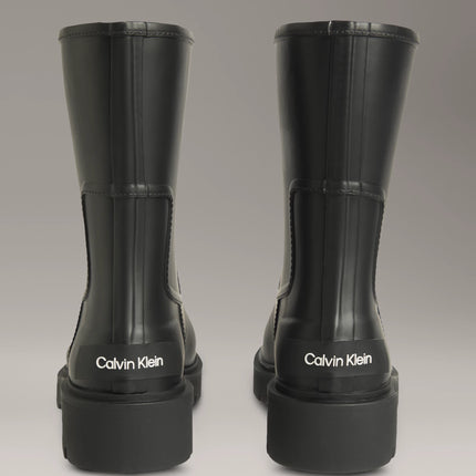 Calvin Klein Jeans Regenstiefel mit Blockabsatz – Schwarz