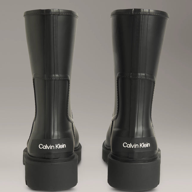 Calvin Klein Jeans Regenstiefel mit Blockabsatz – Schwarz