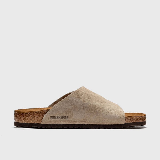 Birkenstock Zürich VL Taupe Veloursleder Sandalen